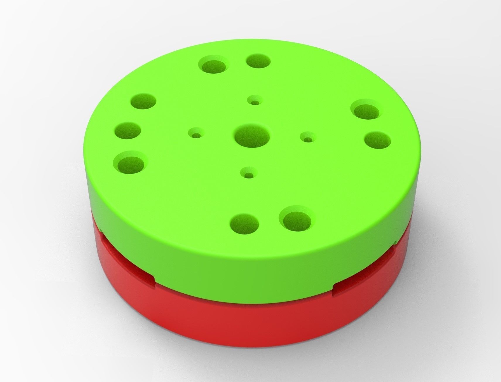 Mold for diecast dirt dragster rear tire 10 Scale 1 to 25 3D print model_2