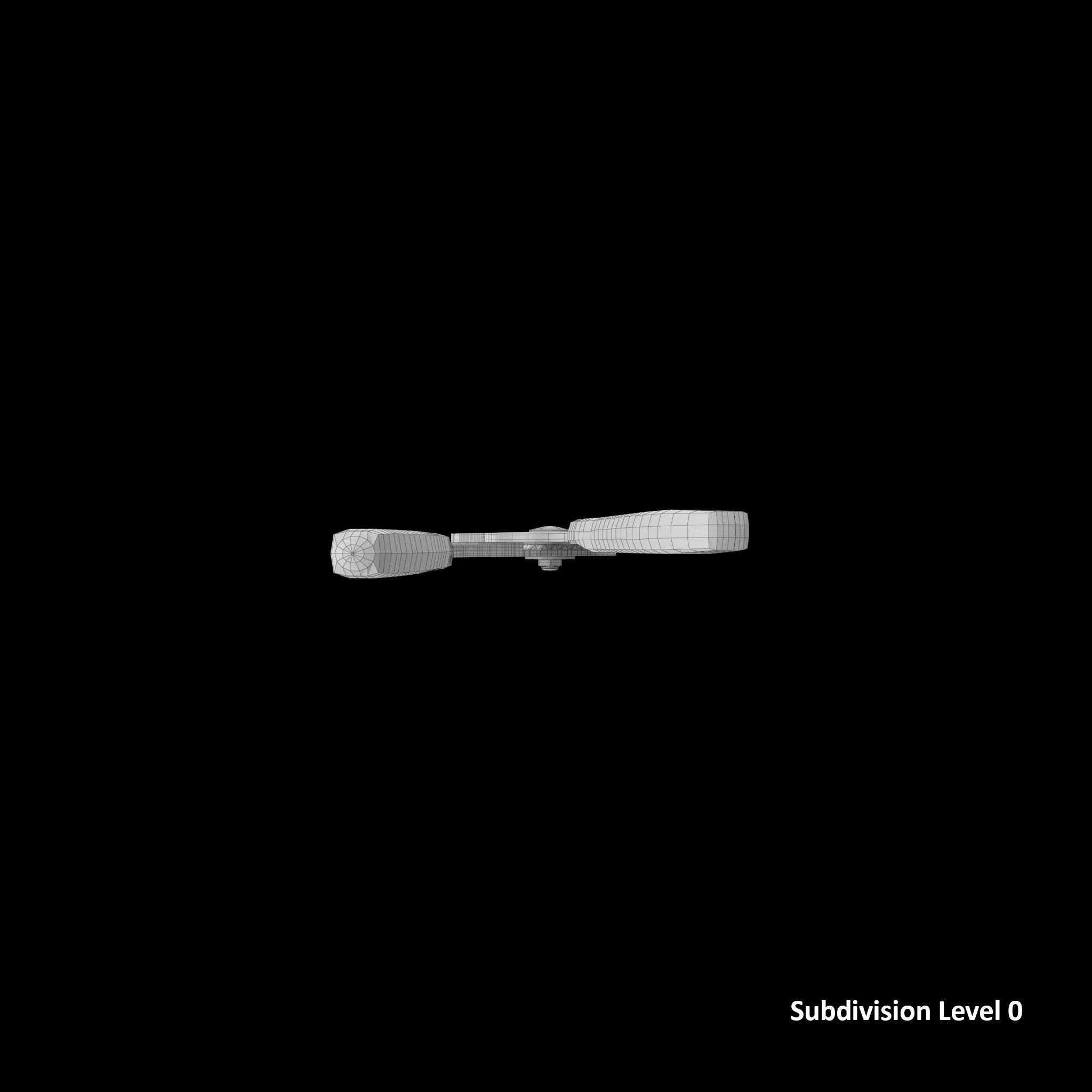 SO Adjastable joint pliers serrated jaws Low-poly 3D model_16