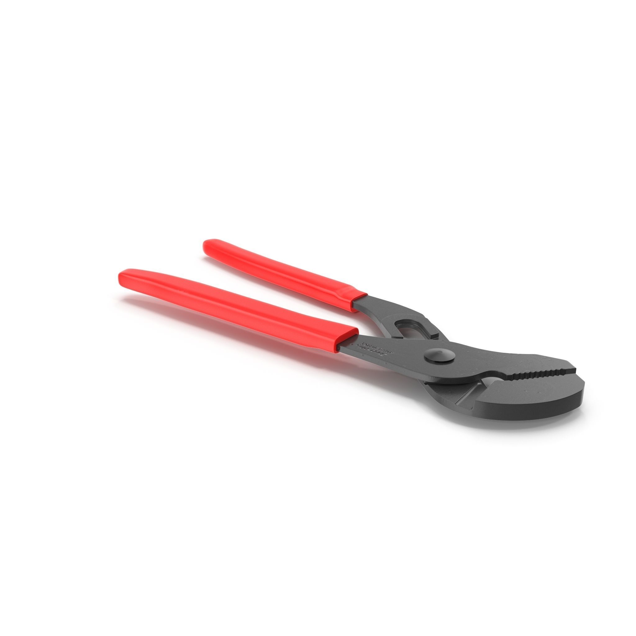 SO Adjastable joint pliers serrated jaws Low-poly 3D model_2