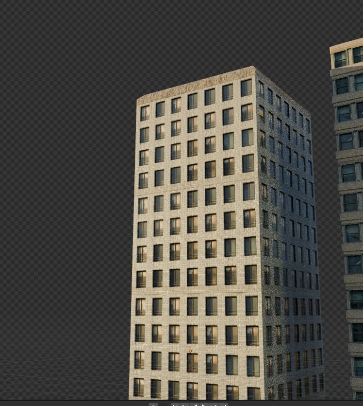 Ultra realistic buildings Low-poly 3D model_18