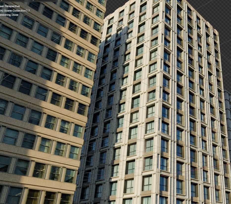 Ultra realistic buildings Low-poly 3D model_27