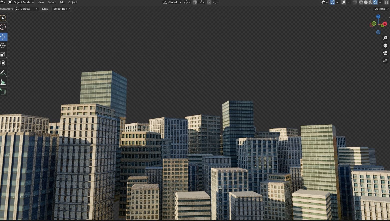 Ultra realistic buildings Low-poly 3D model_8