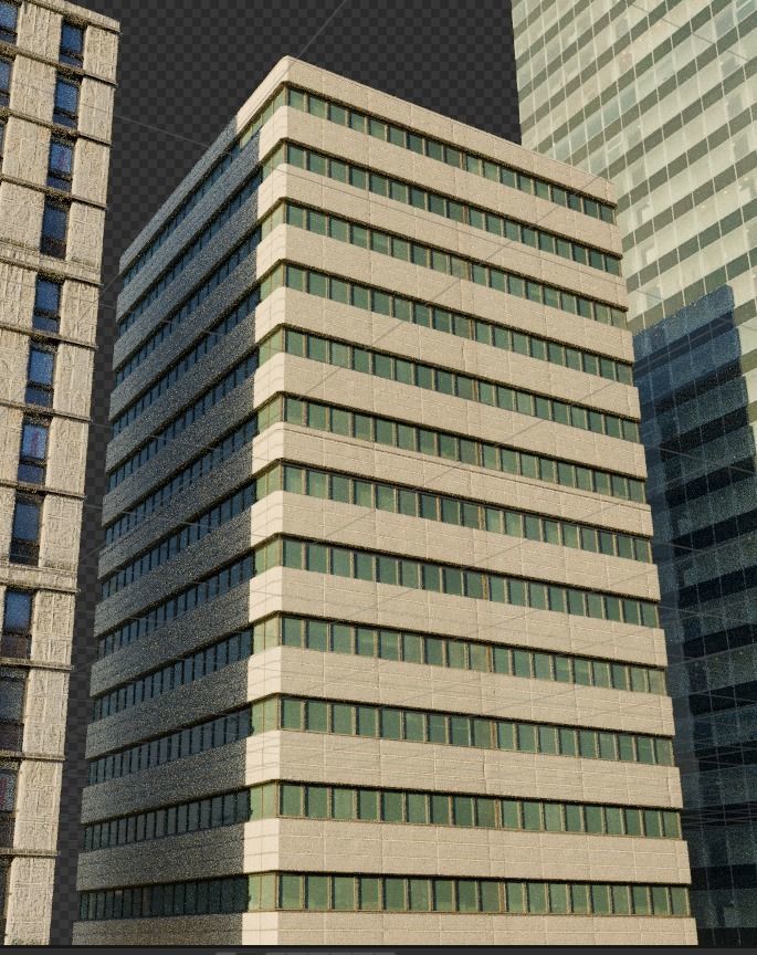 Ultra realistic buildings Low-poly 3D model_15