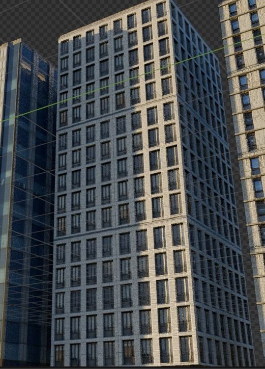 Ultra realistic buildings Low-poly 3D model_13