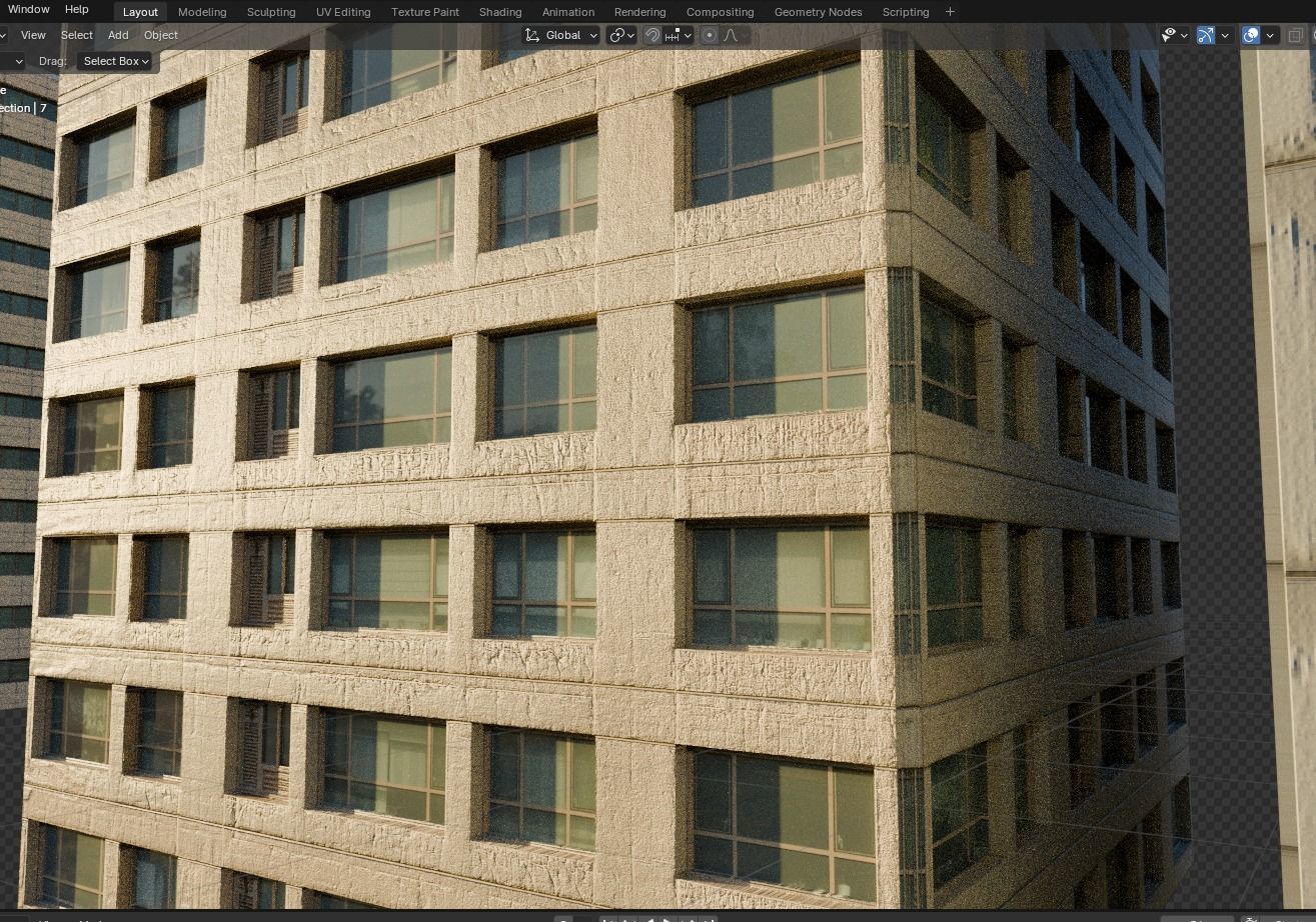 Ultra realistic buildings Low-poly 3D model_9