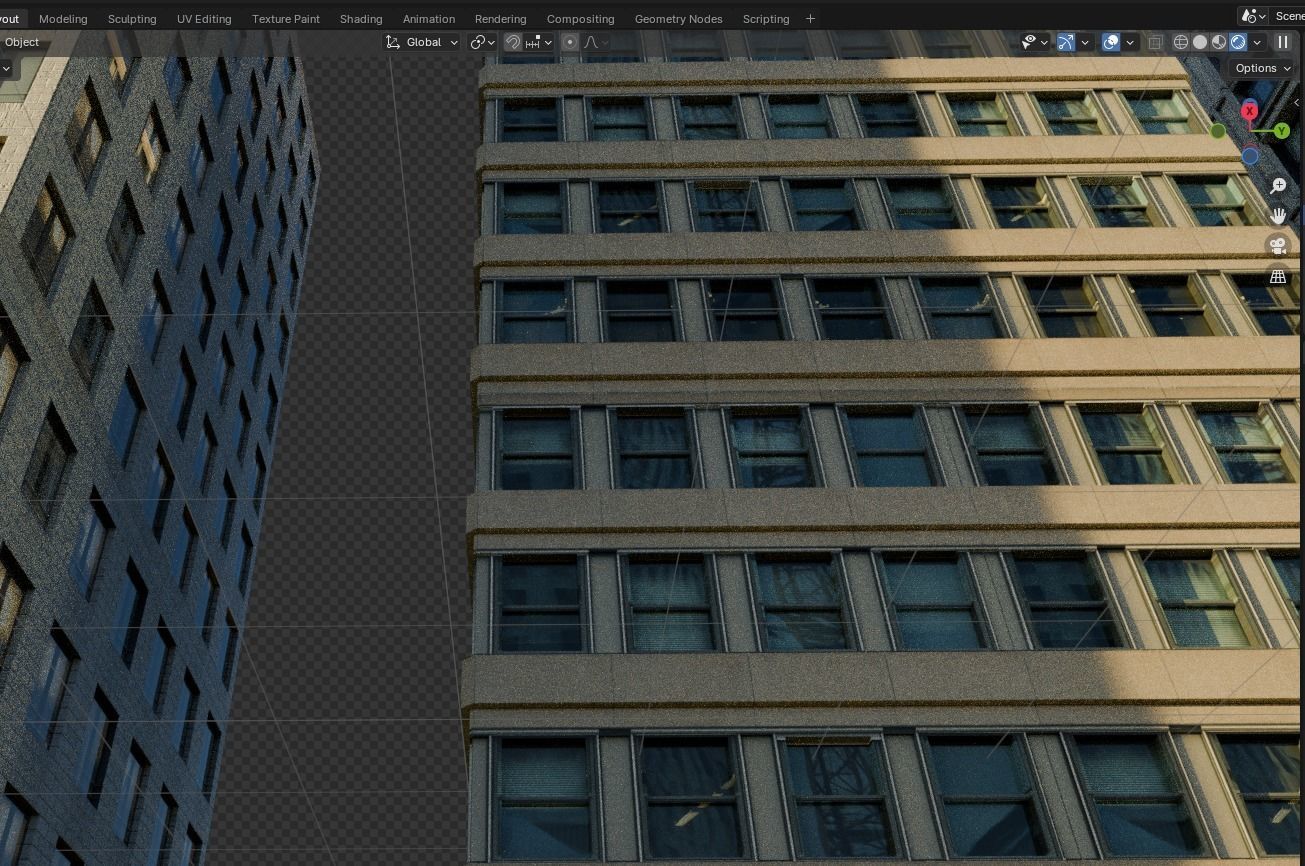 Ultra realistic buildings Low-poly 3D model_23