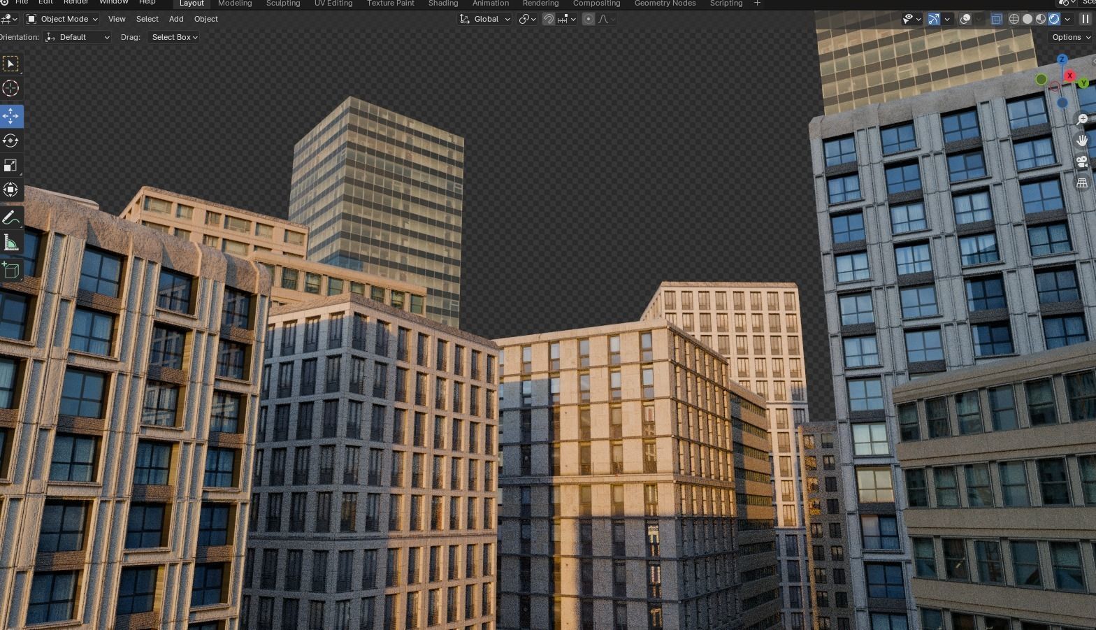Ultra realistic buildings Low-poly 3D model_26