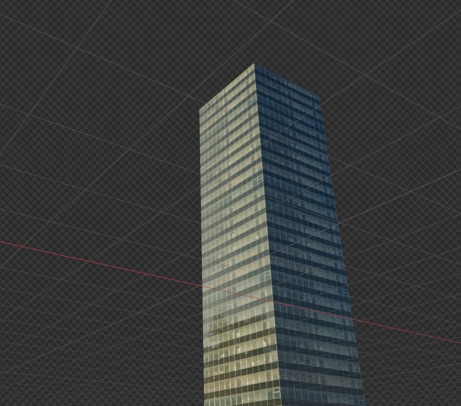 Ultra realistic buildings Low-poly 3D model_12