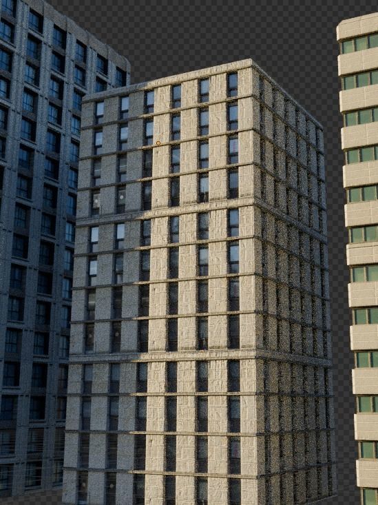 Ultra realistic buildings Low-poly 3D model_19