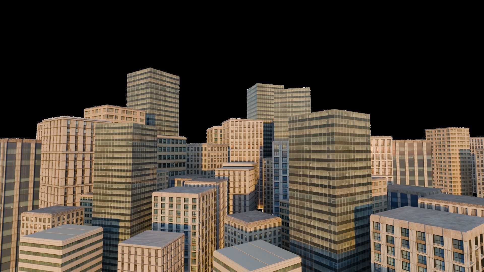 Ultra realistic buildings Low-poly 3D model_25
