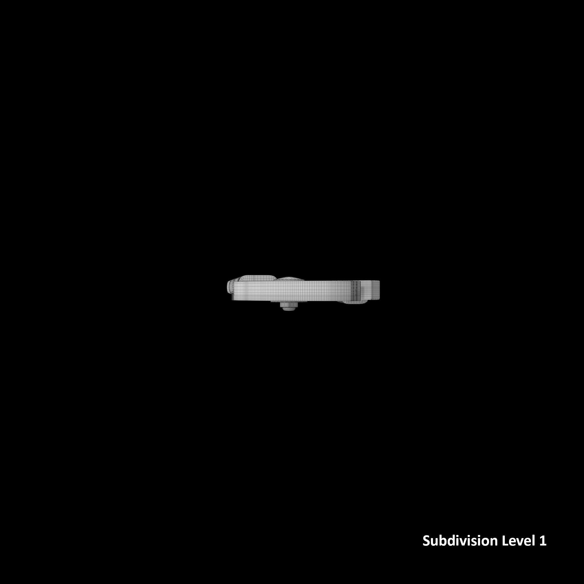 Adjastable joint pliers serrated jaws Low-poly 3D model_21