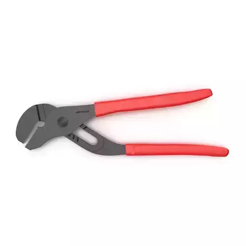 Adjastable joint pliers serrated jaws