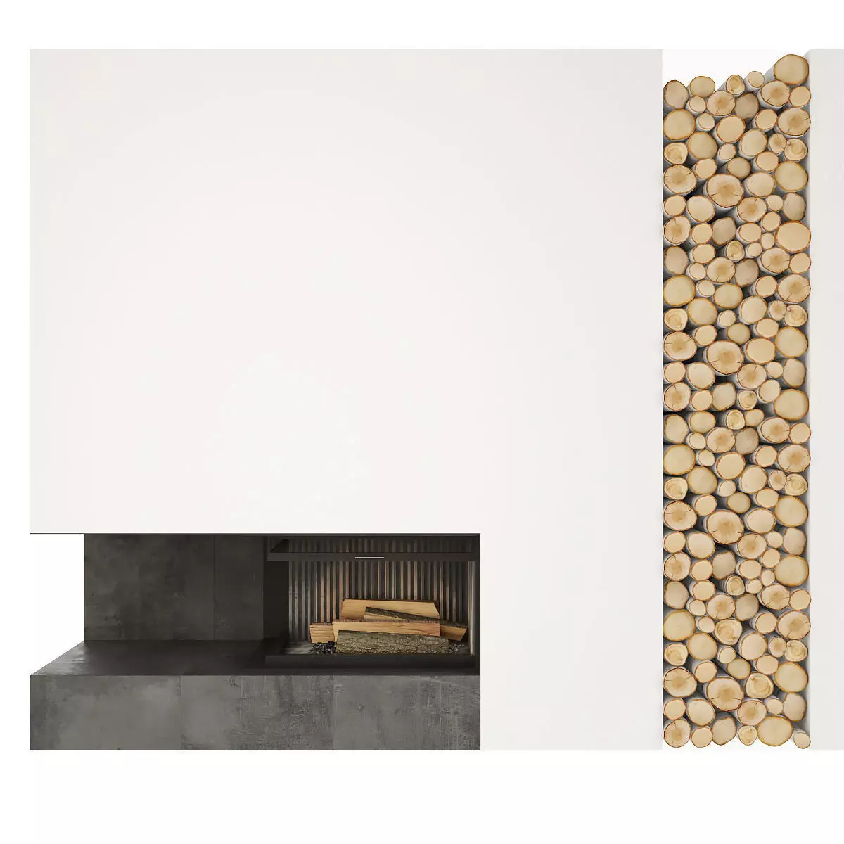 Fireplace 3D model_0