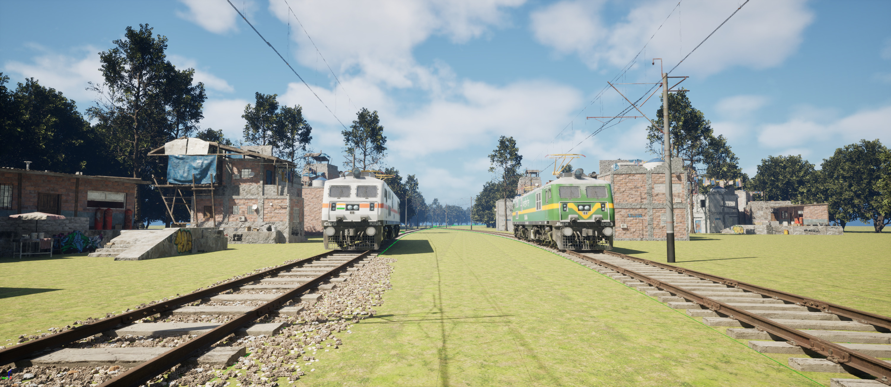 Indian Train WAG-9 3D model_9