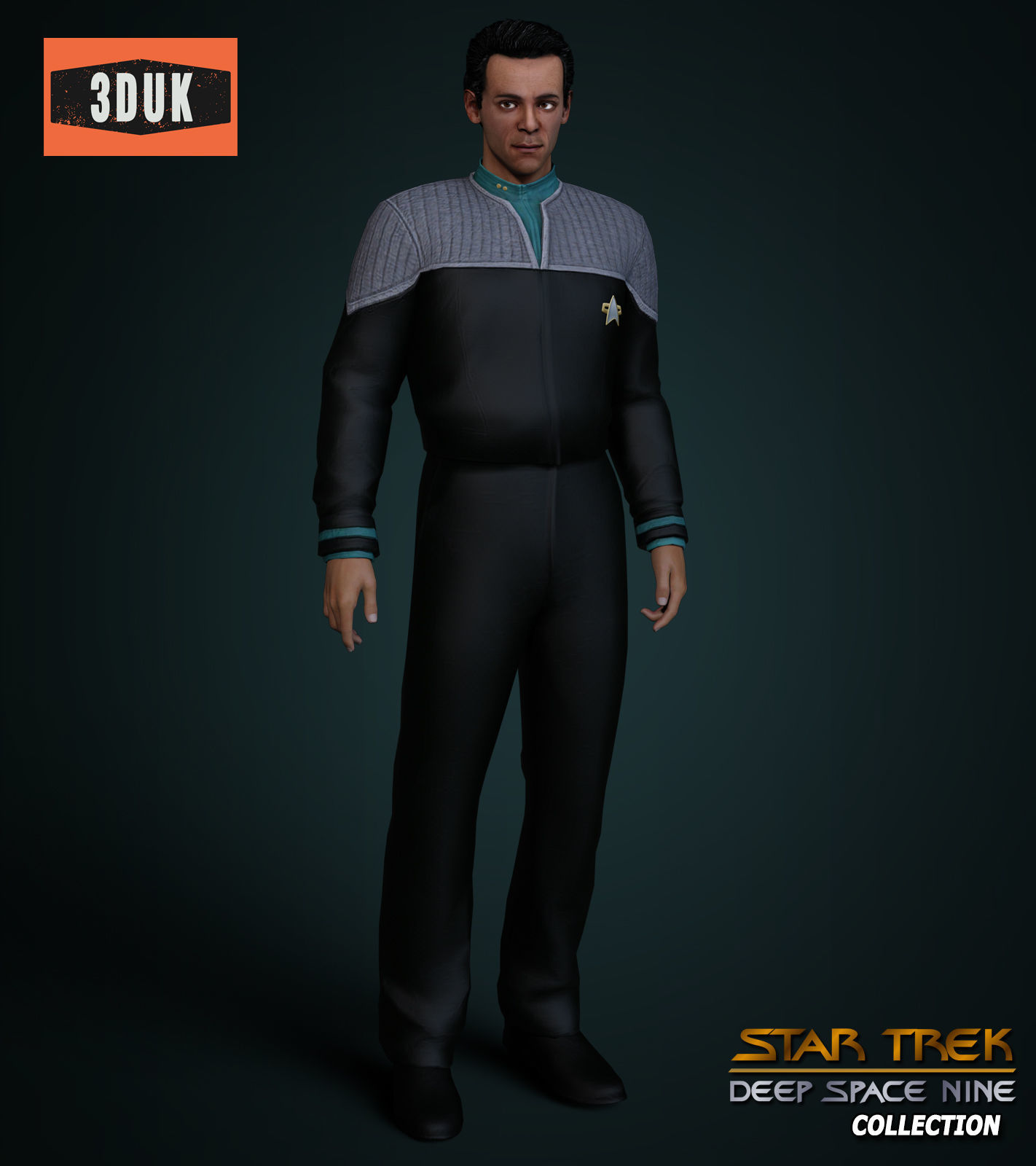 DS 9 Julian Bashir For G8M 3D model_3