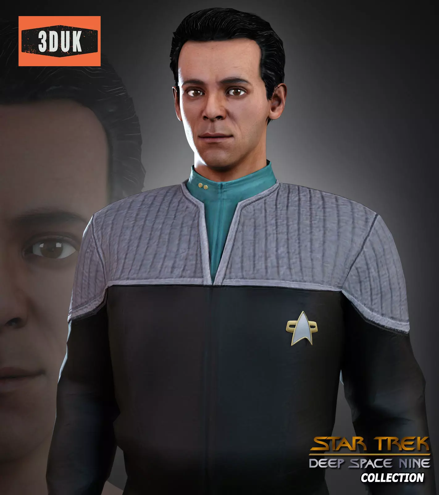 DS 9 Julian Bashir For G8M 3D model_0