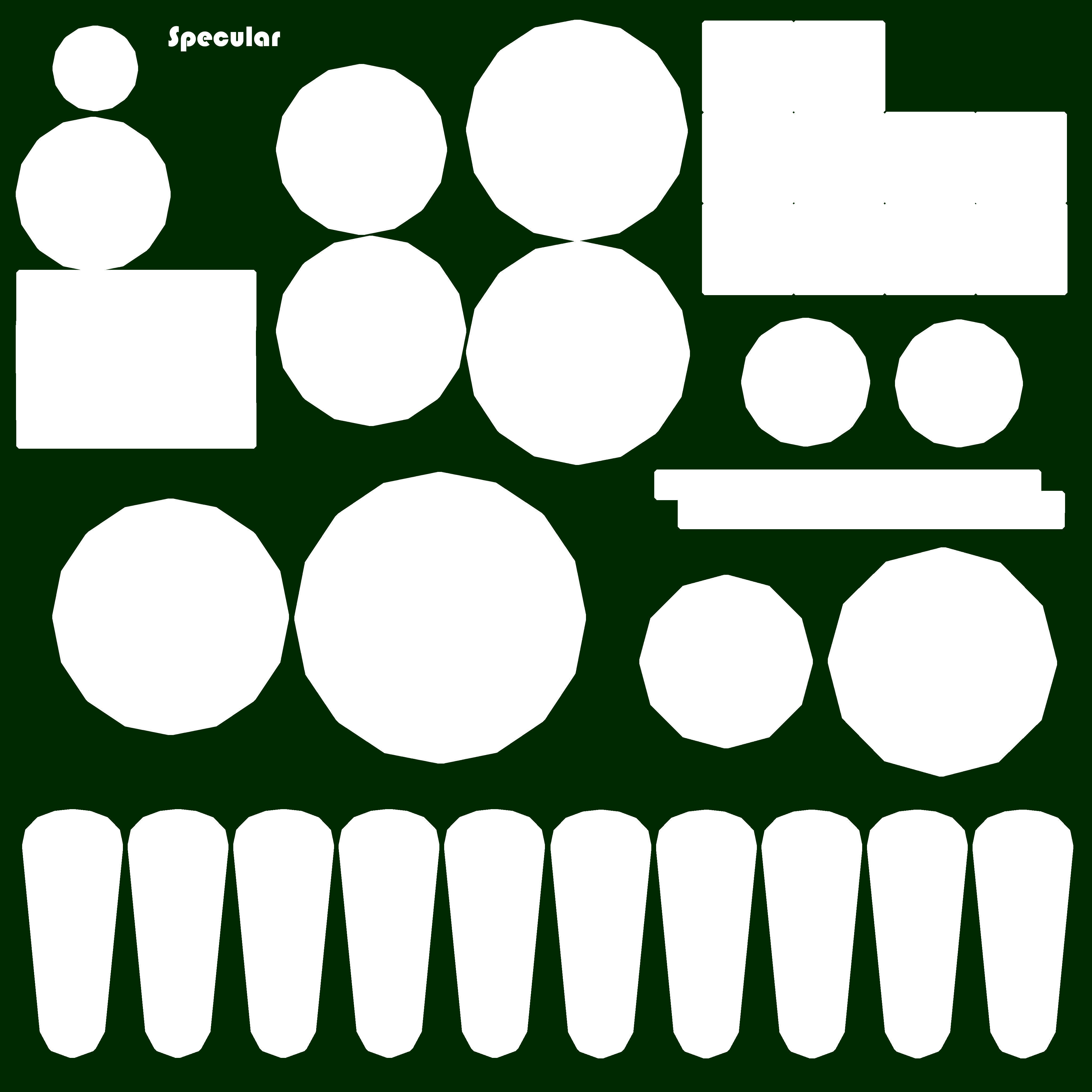 Ceiling Fan 03 Low-poly 3D model_7