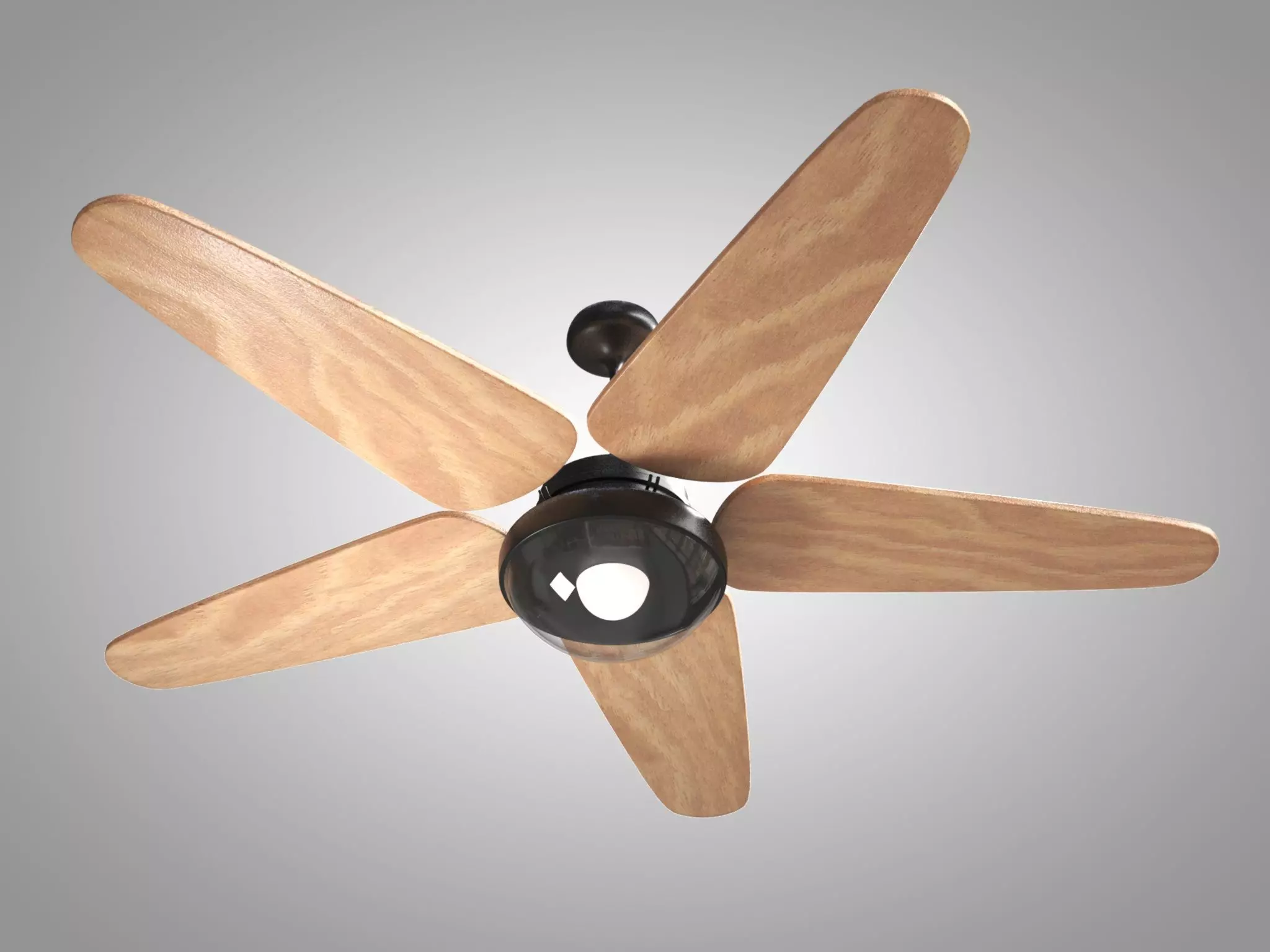 Ceiling Fan 03 Low-poly 3D model_0