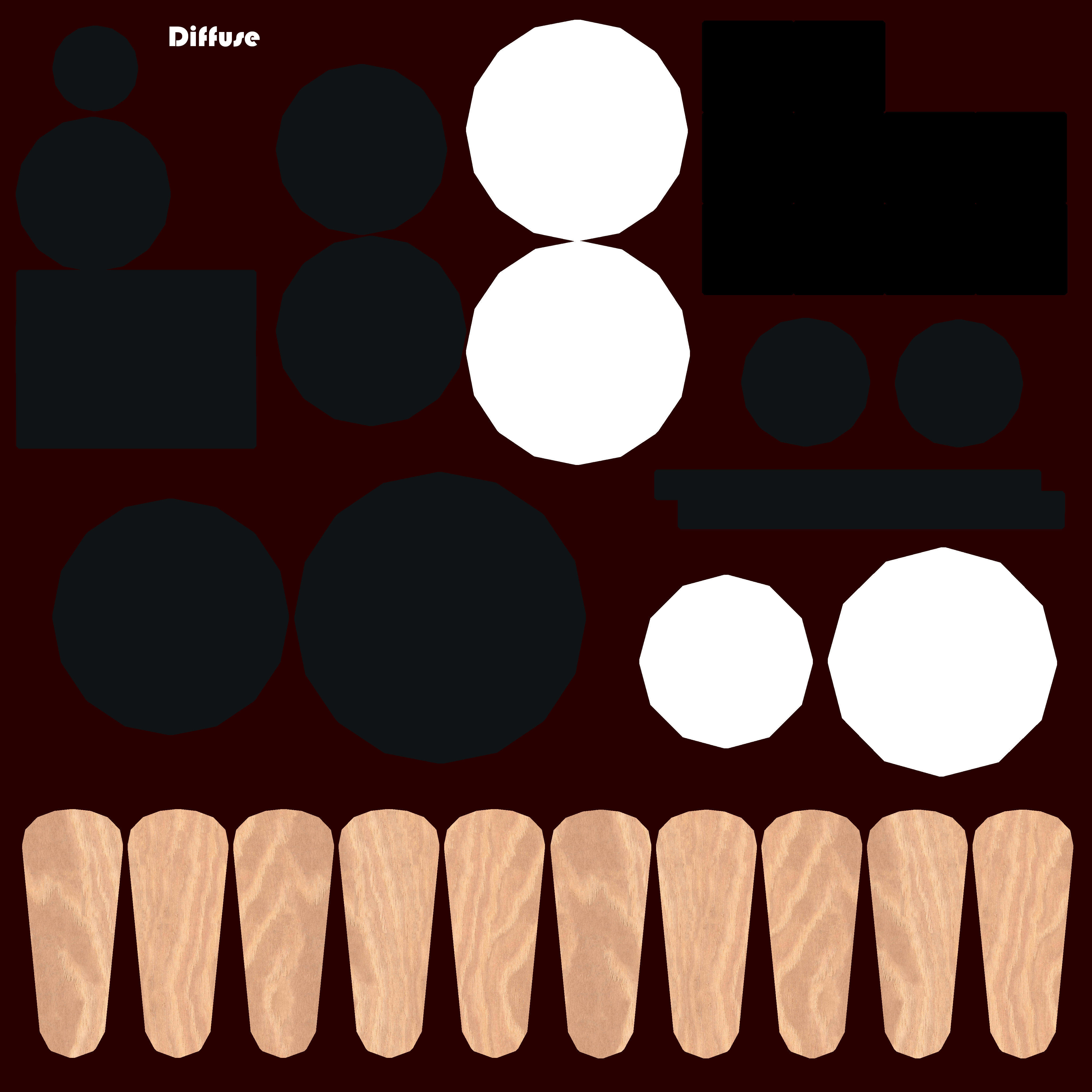 Ceiling Fan 03 Low-poly 3D model_6