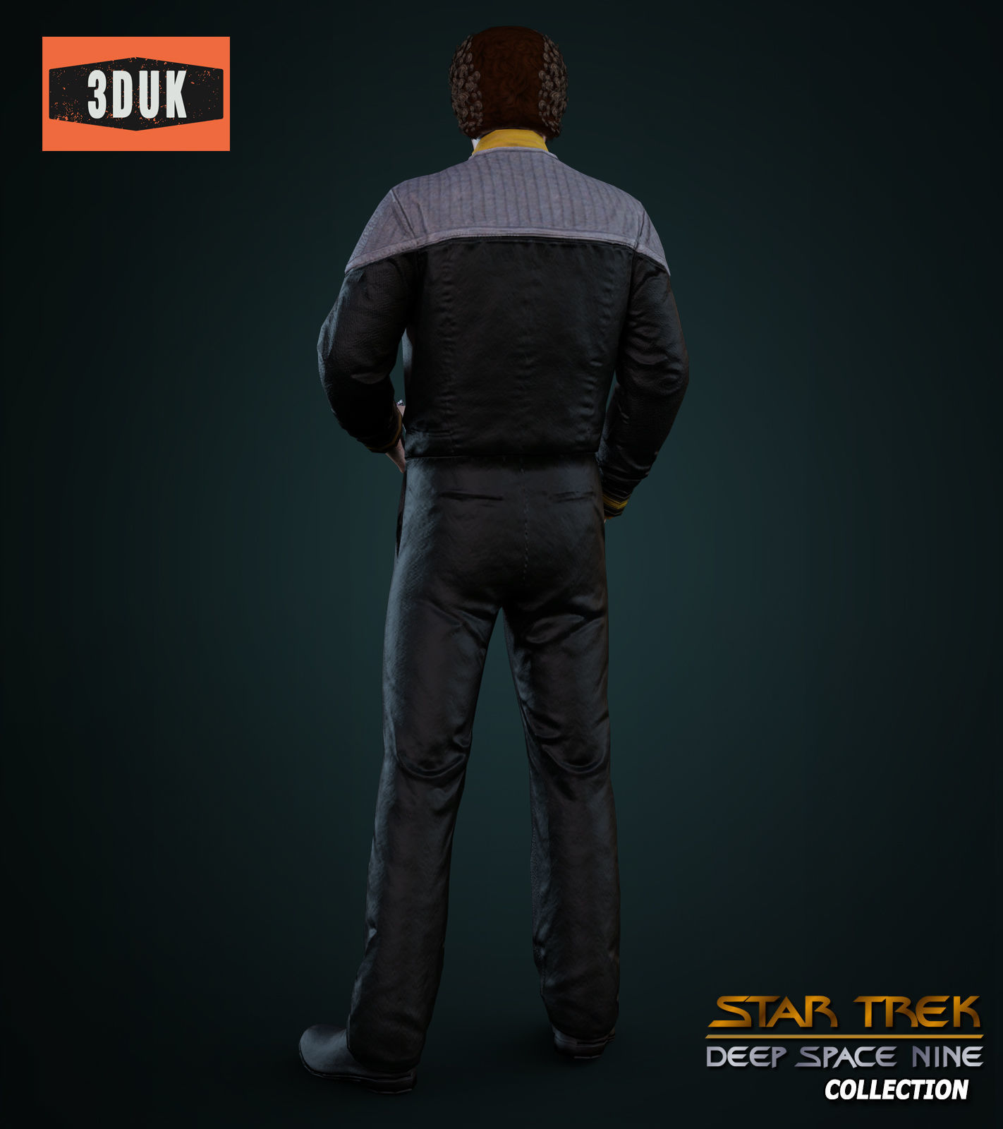 DS9 Miles OBrien For G8M 3D model_4