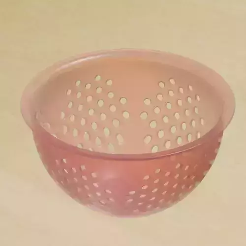 Transparent Strainer Basket 3D model