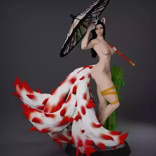 Kitsune NSFW - The Asian Fox-Woman 3D print model