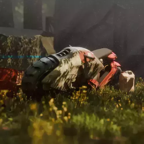 Sci Fi Bike 3D Model