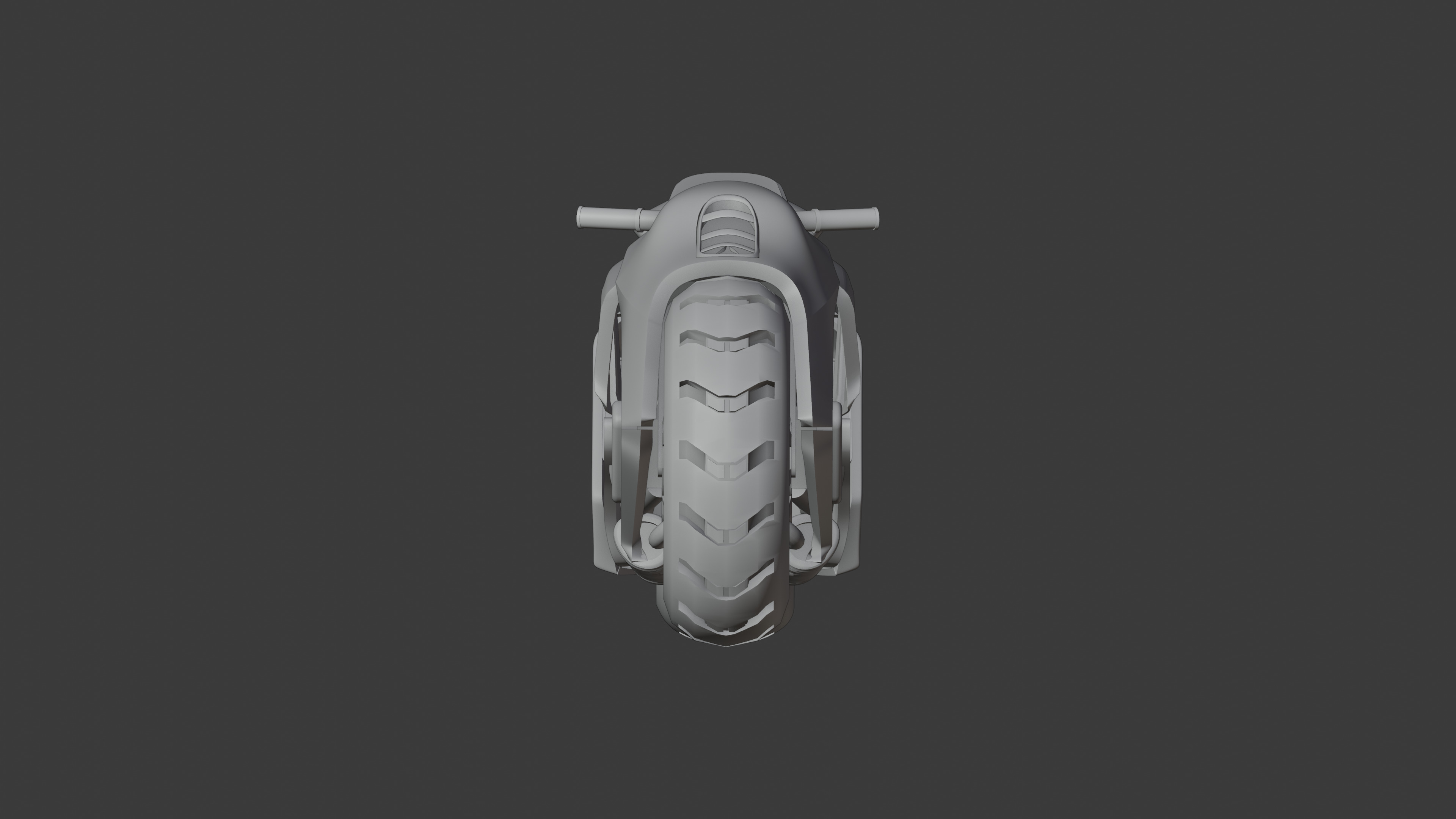 Sci Fi Bike 3D Model Low-poly 3D model_5