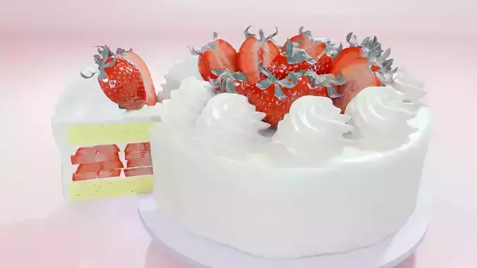 Strawberry-Layercake