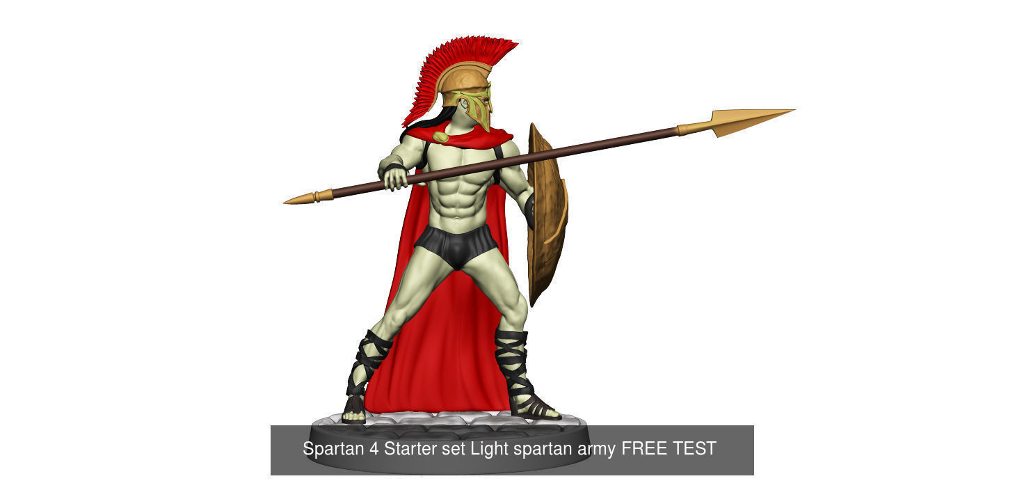 Heavy  spartan army 3D Model Collection_16