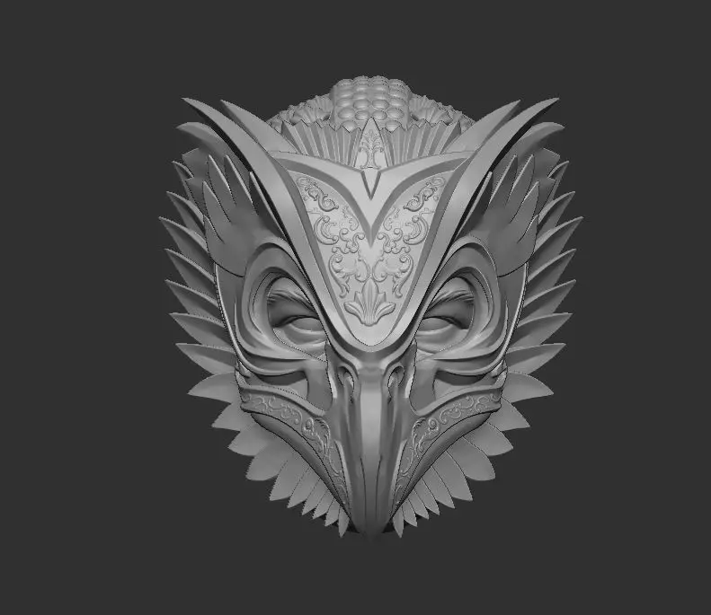 Court Of Owls Helmet 1 - Headsculpt for Action Figures 3D print model_0