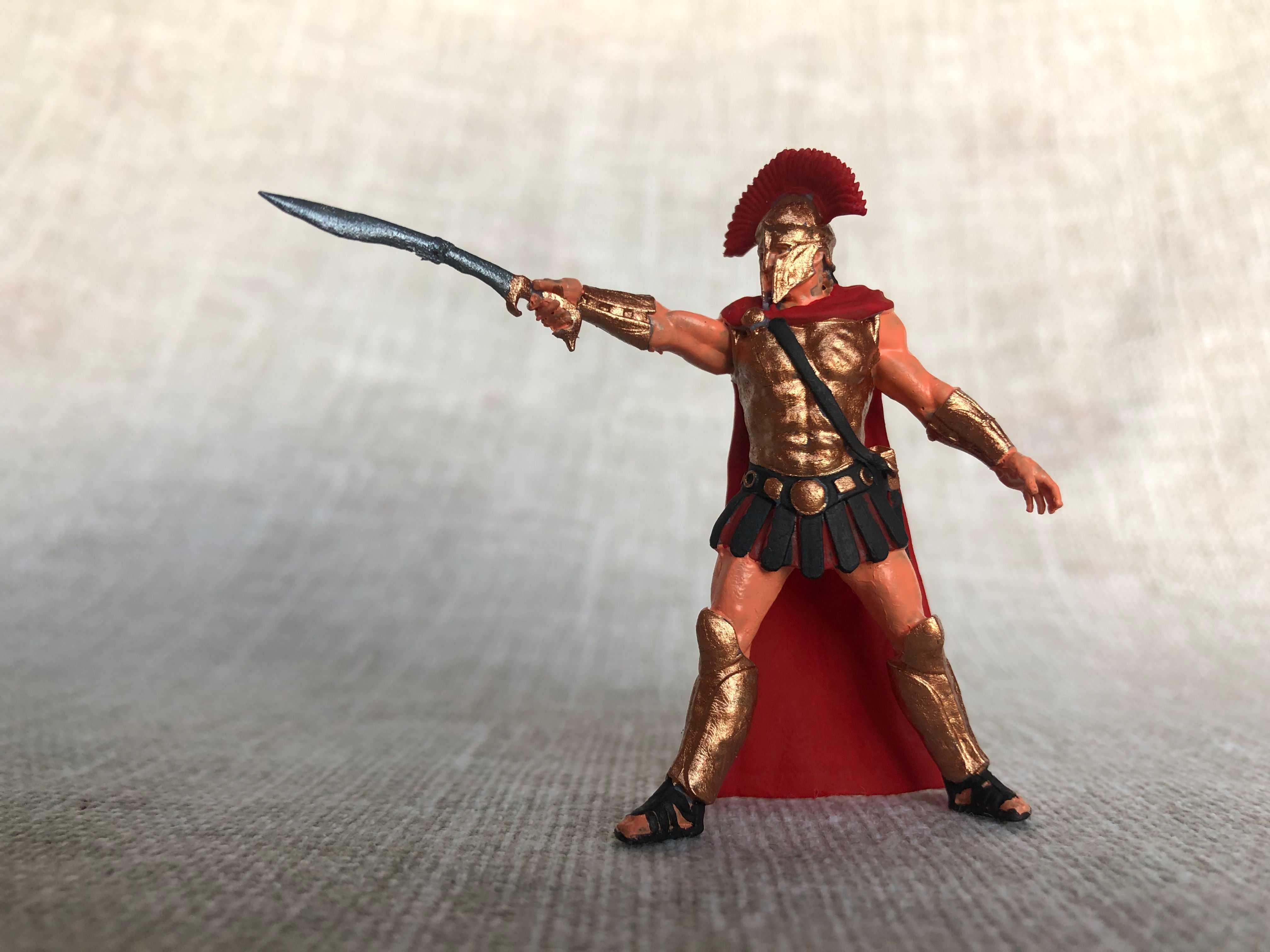 Spartan king 2 general 3D print model_7