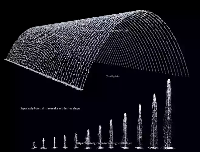  Water Fountain  Arc Dancing Fountains in the Park