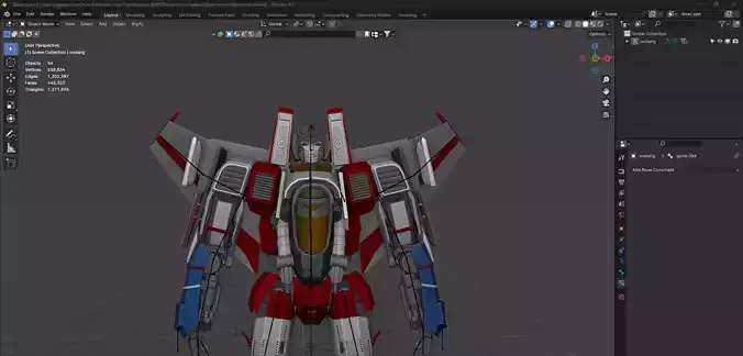 Starscream BBM 3d model 3D model