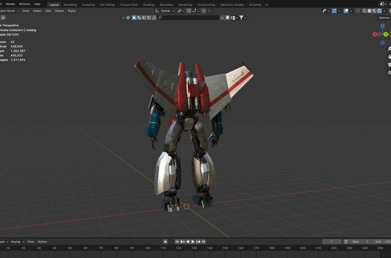 Starscream BBM 3d model 3D model_3