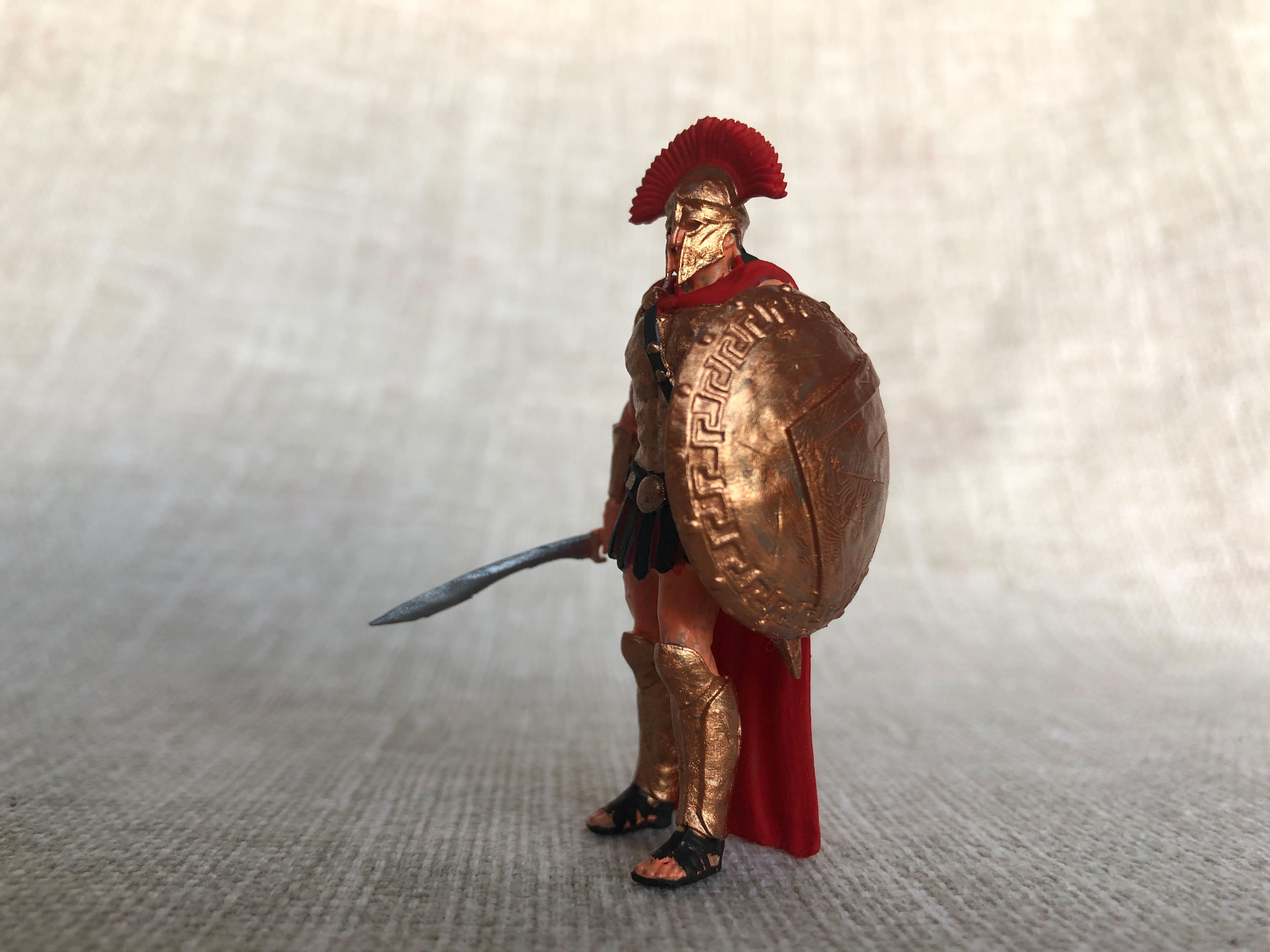 Spartan king 4 general 3D print model_8