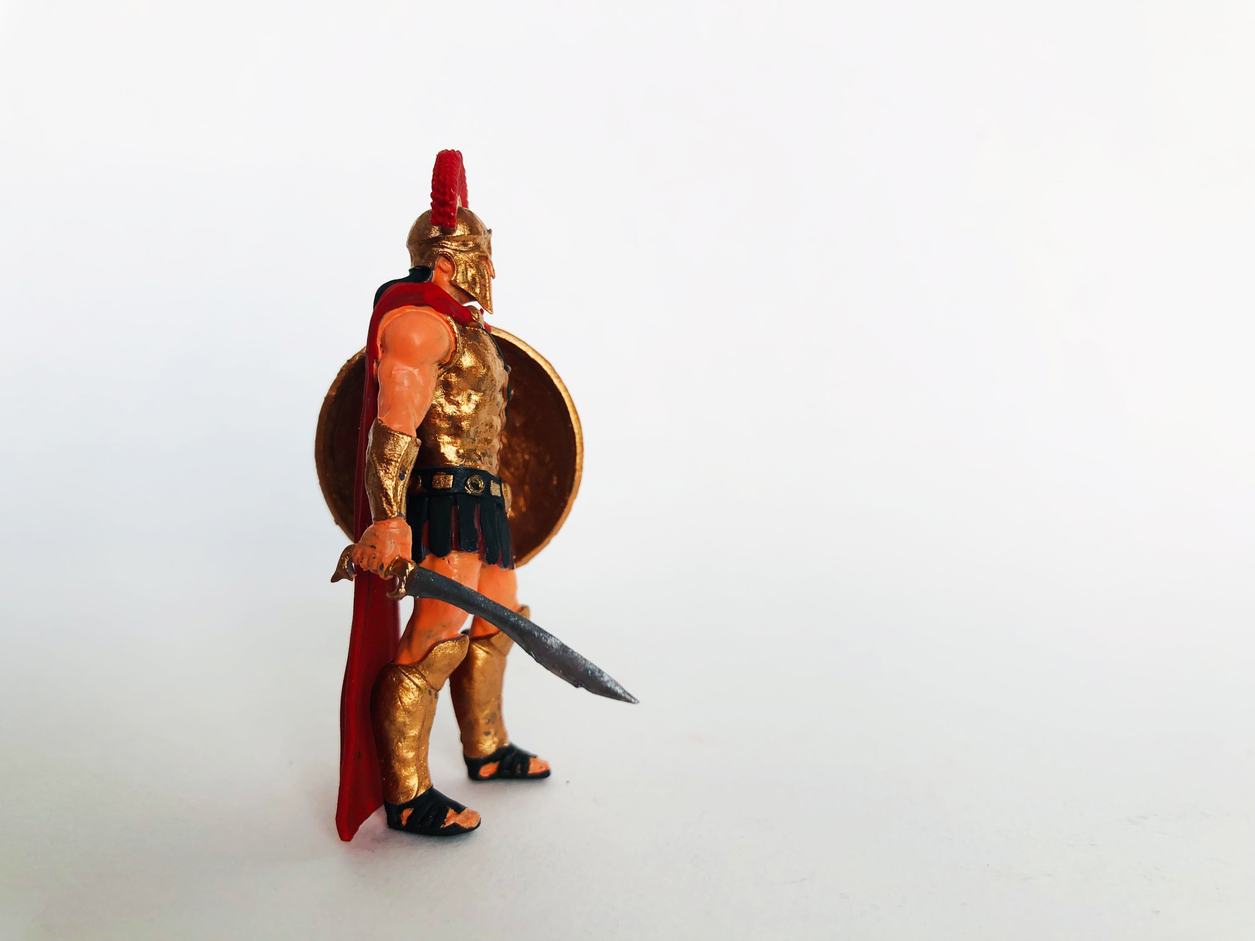 Spartan king 4 general 3D print model_4