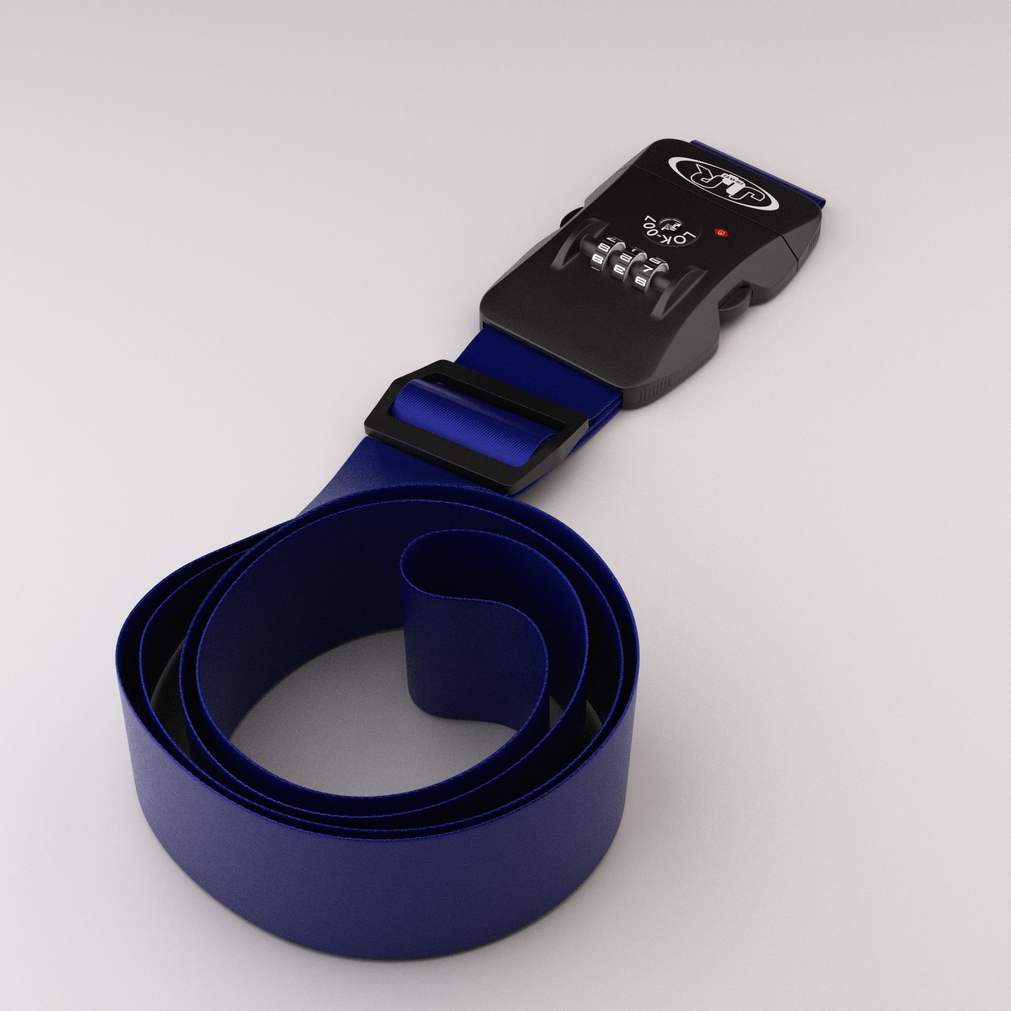 Luggage belt with locker 3D model_30