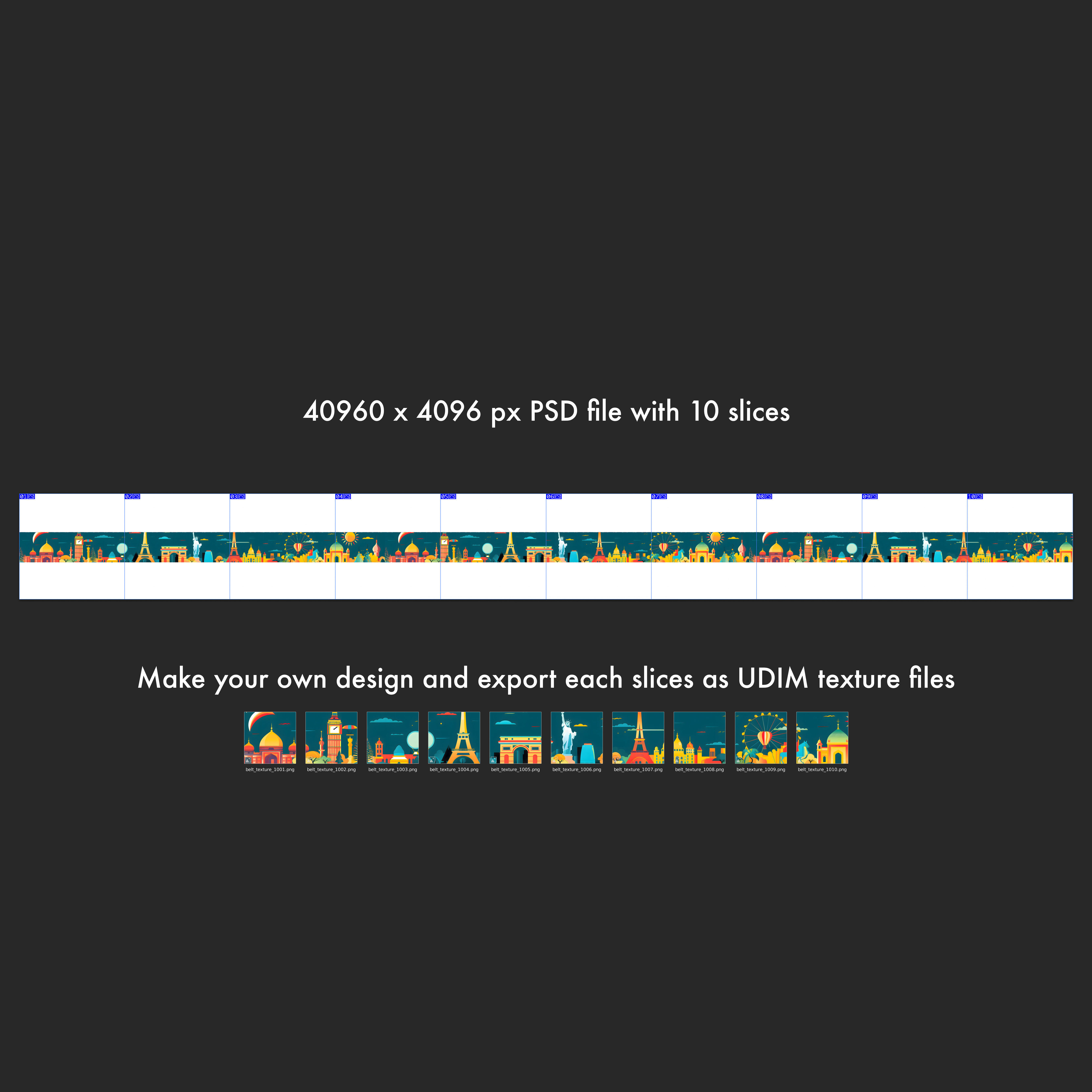 Luggage belt with locker 3D model_3