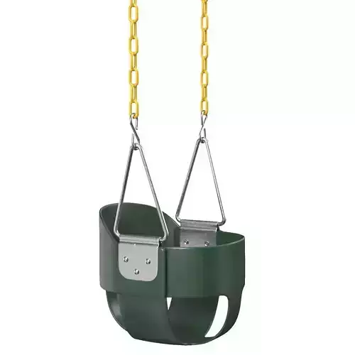 Duty High Back Full Bucket Toddler Swing Seat PBR