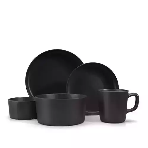 Elama Luxmatte Contemporary Dinnerware Set PBR