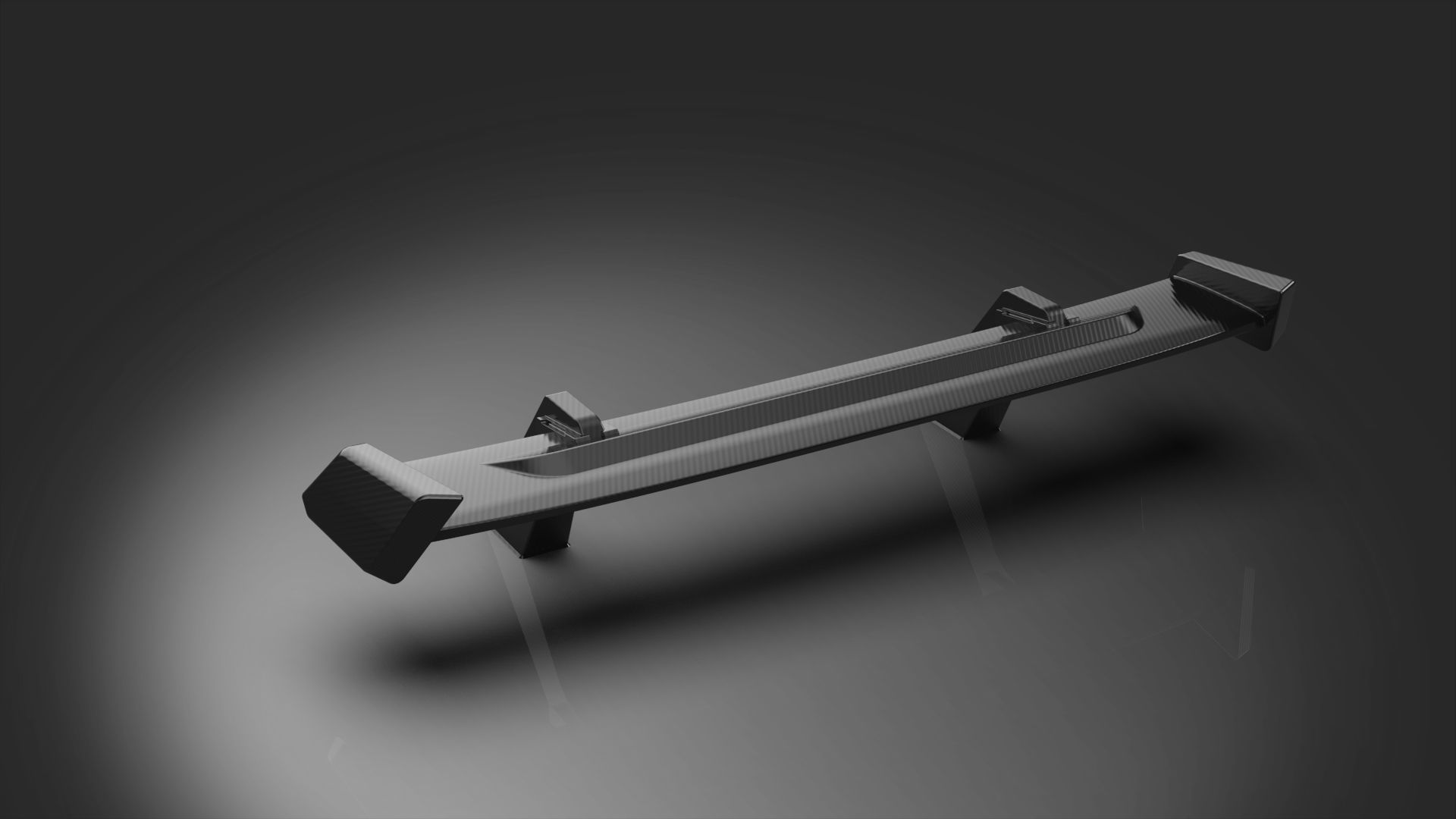 spoiler car tuning combo  3D model_1