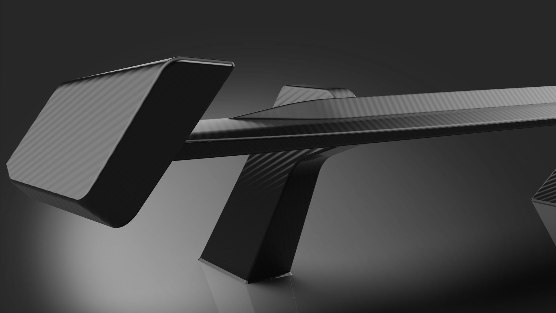 spoiler car tuning combo  3D model_5