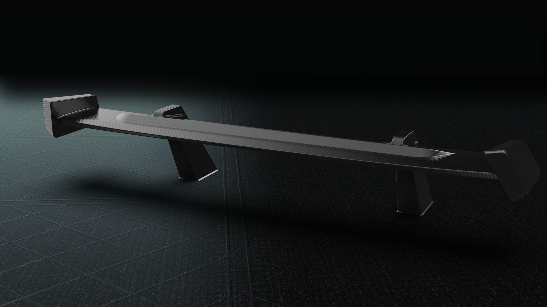 spoiler car tuning combo  3D model_9