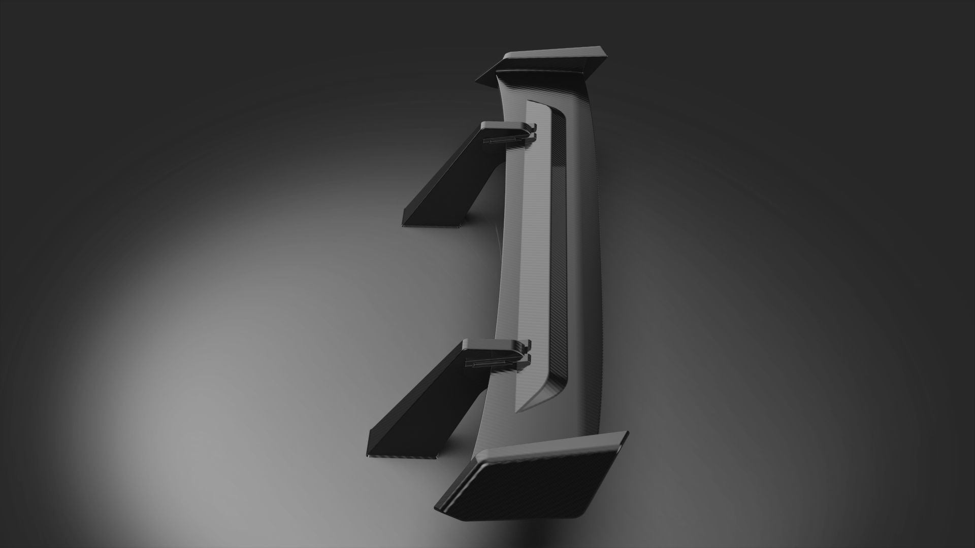 spoiler car tuning combo  3D model_4