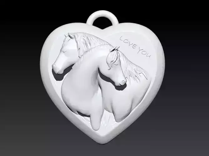 Love Horses Pendant