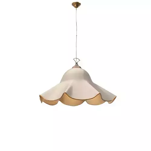 Italian Chandelier Handkerchief Murano Glass Incamiciato PBR