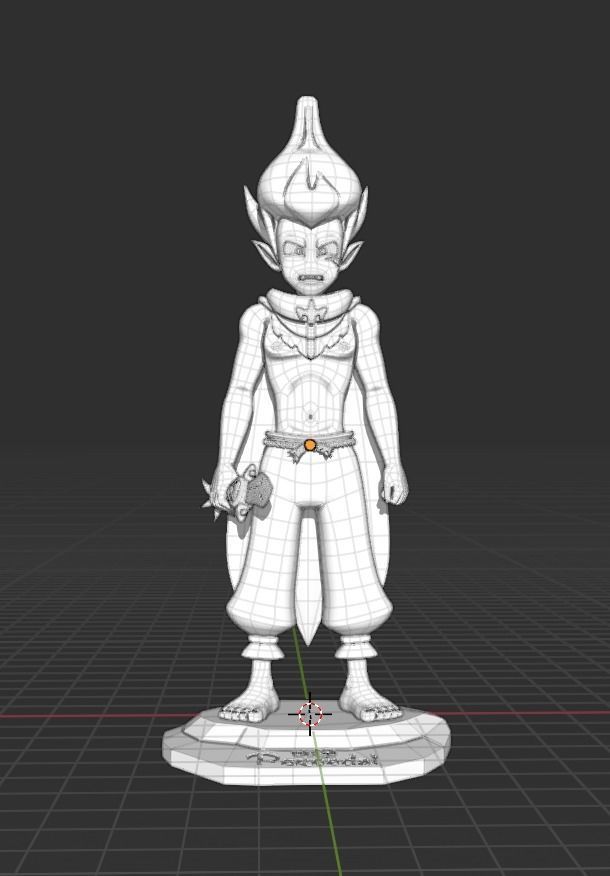 Percedal with Rubilax Dagger 3D print model_3