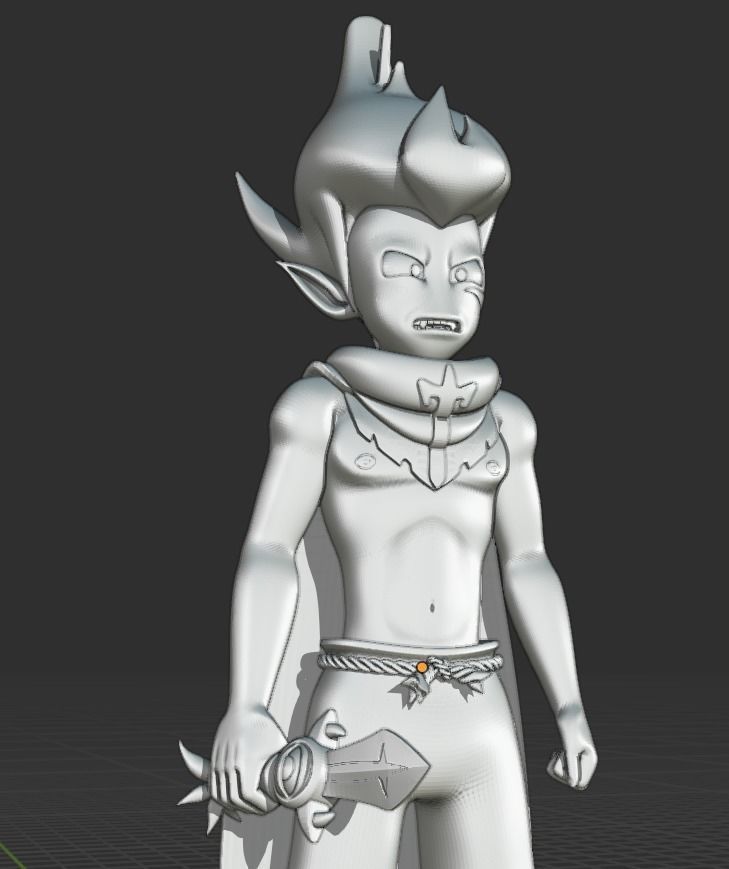 Percedal with Rubilax Dagger 3D print model_1