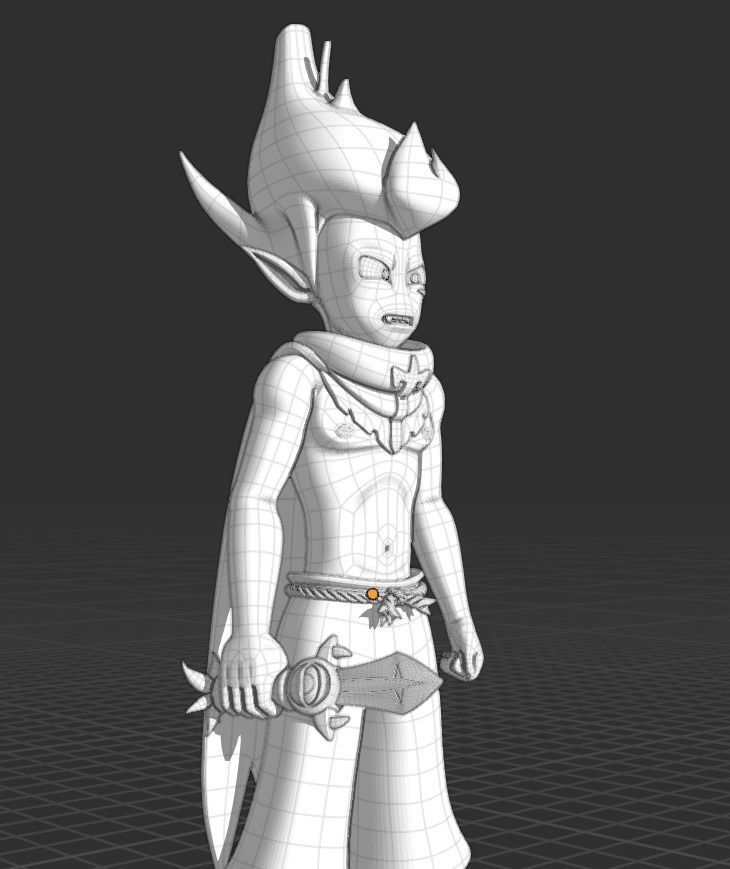 Percedal with Rubilax Dagger 3D print model_5